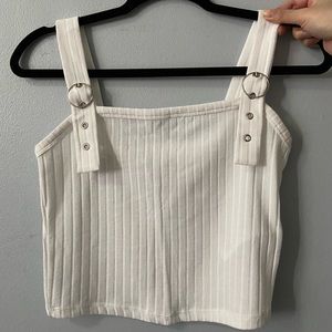 White Crop Top